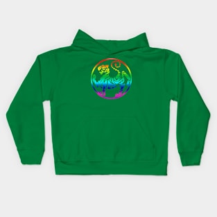 Shotokan Tiger - Rainbow Kids Hoodie